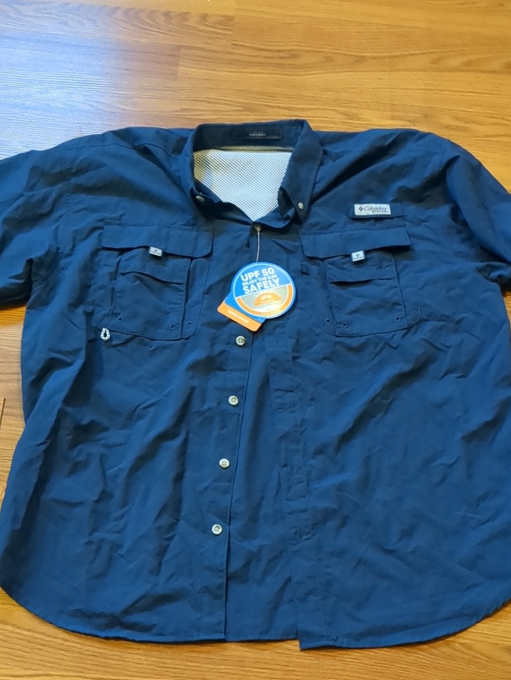 Columbia PFG Bahama II Short Sleeve Shirt with UPF 50 sun protection. NWT